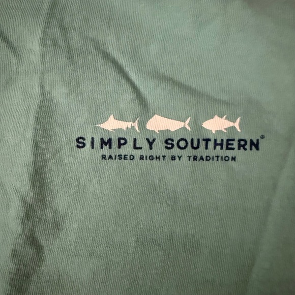 Simply‎ Southern Live Local Proud Mahi Mahi Fish T Shirt XL Turquoise Tee - Picture 4 of 6